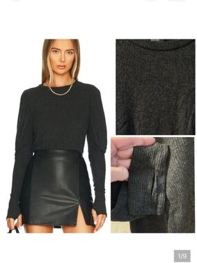 Michael Lauren Olaf ribbed top